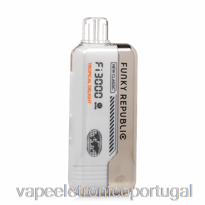 Vape Eletrônico Funky Republic Fi3000 Delícia Tropical Descartável